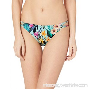 Nanette Lepore Women's Skimpy Hipster Bikini Swimsuit Bottom Green Bloomin Botanical B07CLSBKCH
